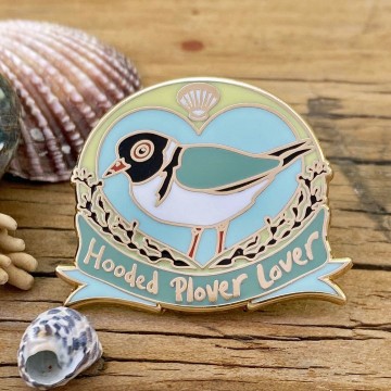 Bridget Farmer | Enamel Pin | Hooded Plover Lover